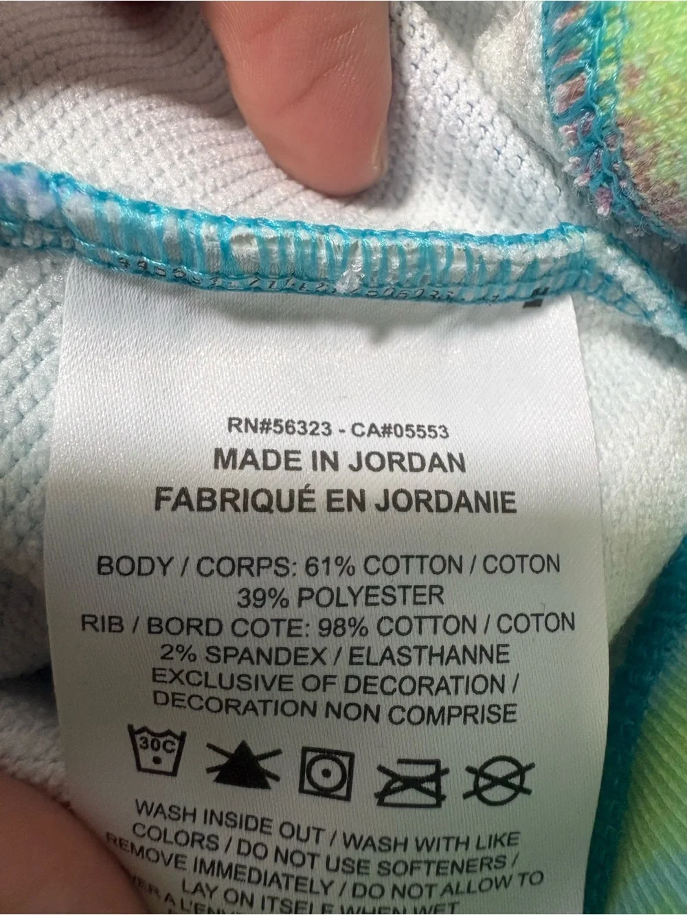 NIKE Multicolor Tie-Dye Pullover Hoodie